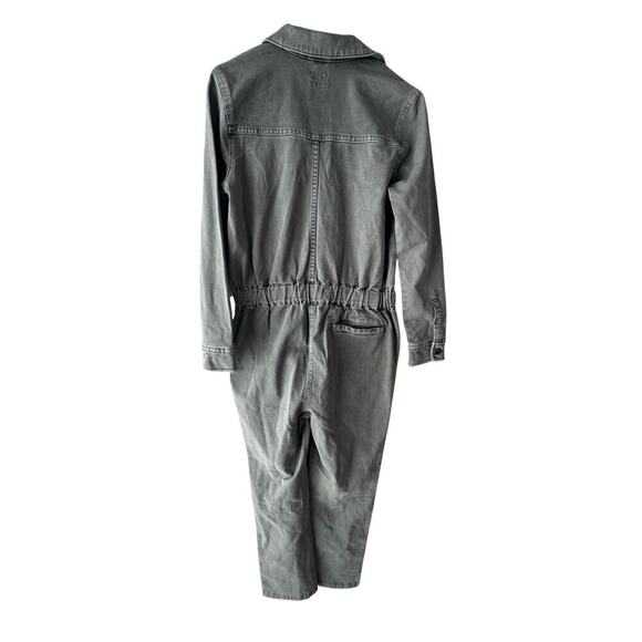 Faherty Overland Twill Jumpsuit Olive Green Organic Cotton XS NWT $228 - Picture 2 of 7